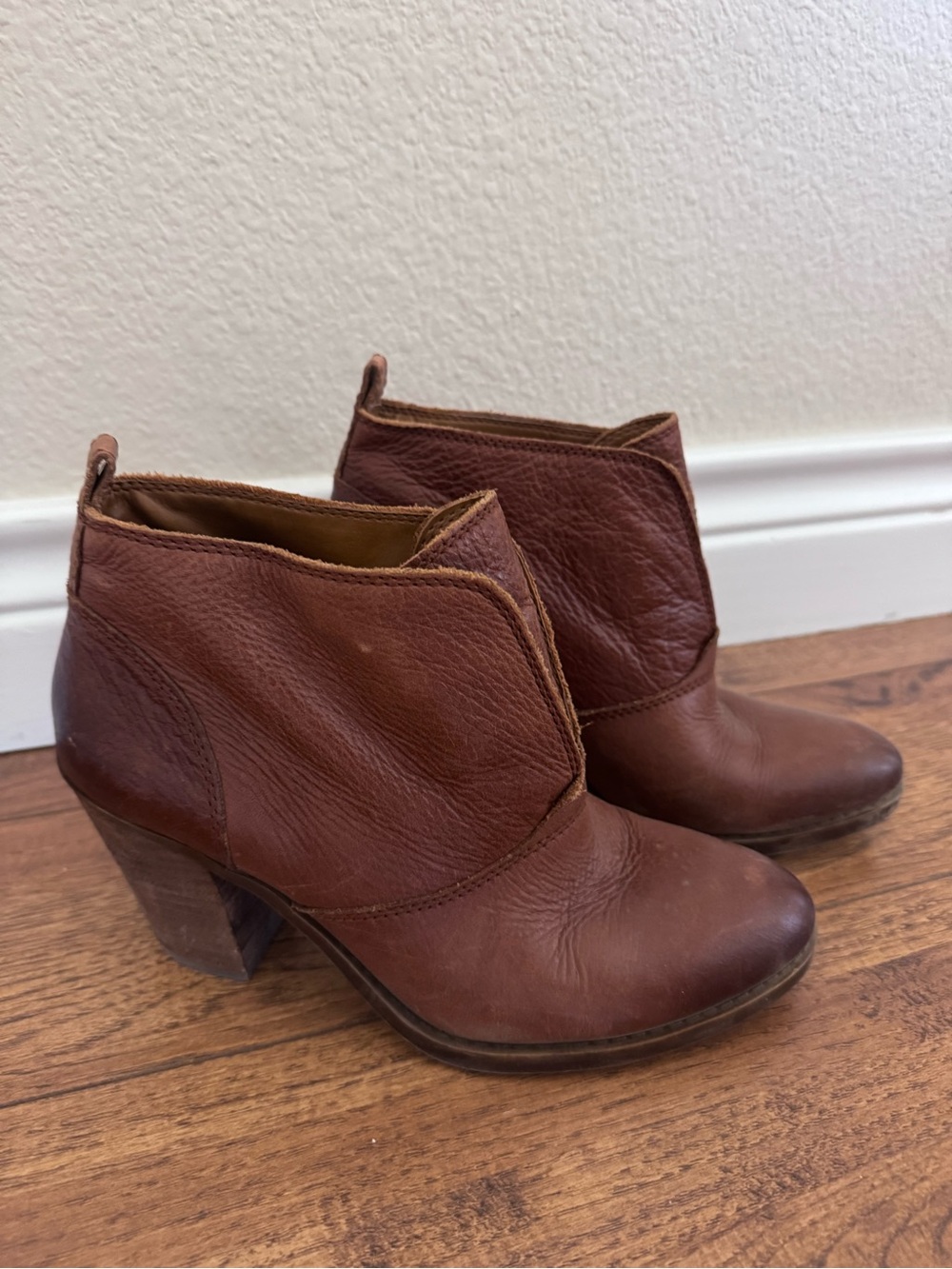 Lucky Brand Brown Leather Size 8 Boots